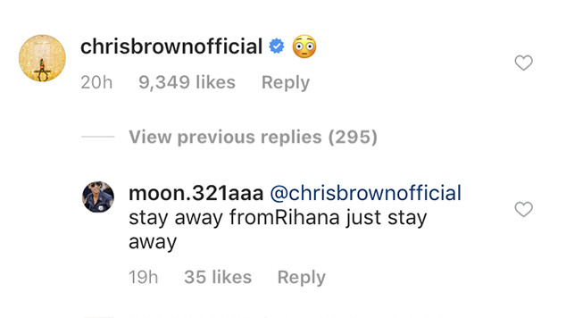 Chris Brown, Rihanna, Instagram